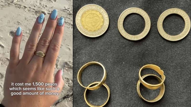 Makers of viral P10 coin rings face legal action for defacing Philippine money