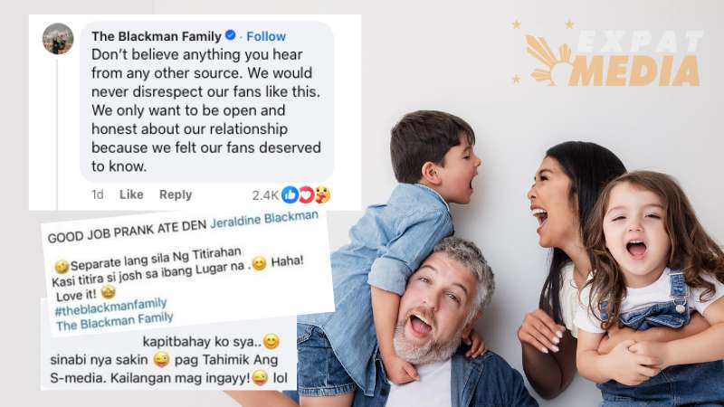 Blackman family denies claims that breakup was ‘fake’ for content