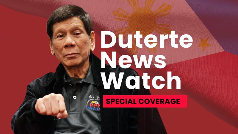 Duterte news watch: All the latest updates