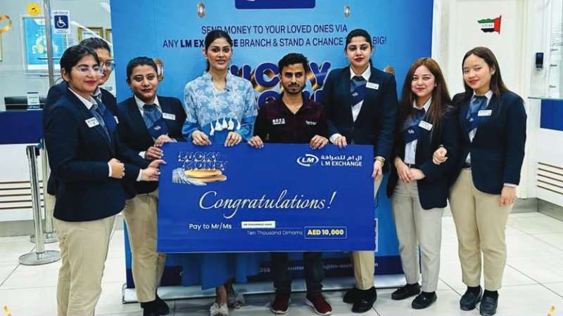 Pakistani expat wins Dh10,000 in LM Exchange weekly draw