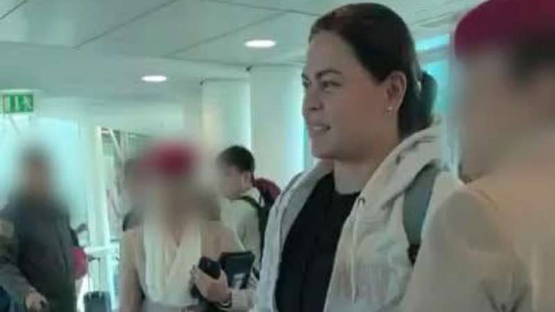 Sara Duterte arrives in Dubai en route to Amsterdam for father’s ICC trial