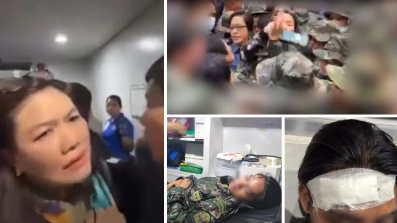 Cop hit by Honeylet Avanceña during Duterte’s arrest to receive police medal, says CIDG