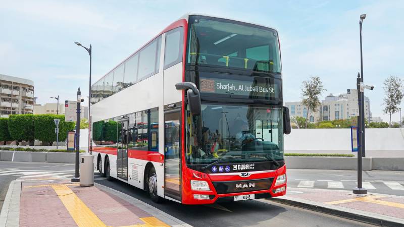 Dubai launches new intercity bus route to Sharjah, adjusts 14 other services
