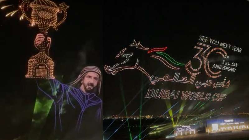 Dubai World Cup sets new Guinness World Record with 5,983 flying drones
