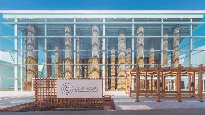 Look: UAE pavilion at Expo 2025 Osaka uses over 2 million palm fronds