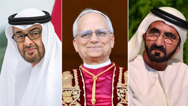 UAE leaders congratulate Pope Leo XIV, first US-born pontiff