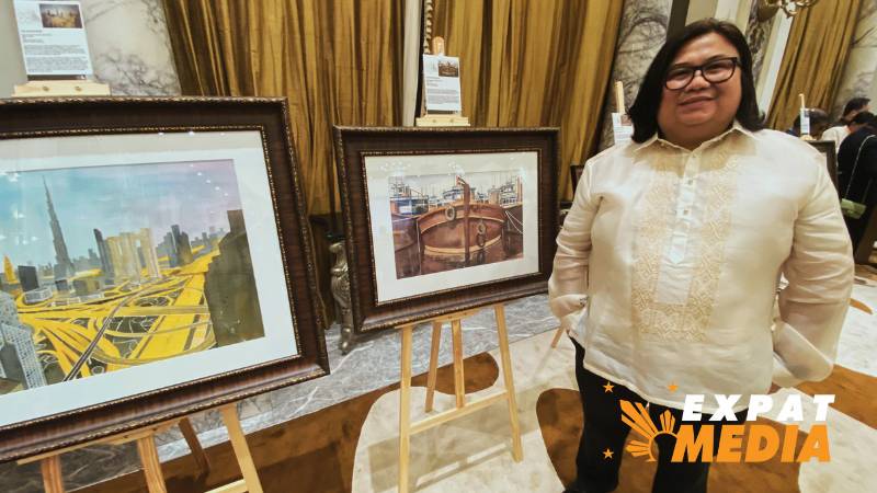 Dubai: Edcel Cabalan to showcase UAE-Philippine watercolor art on June 14