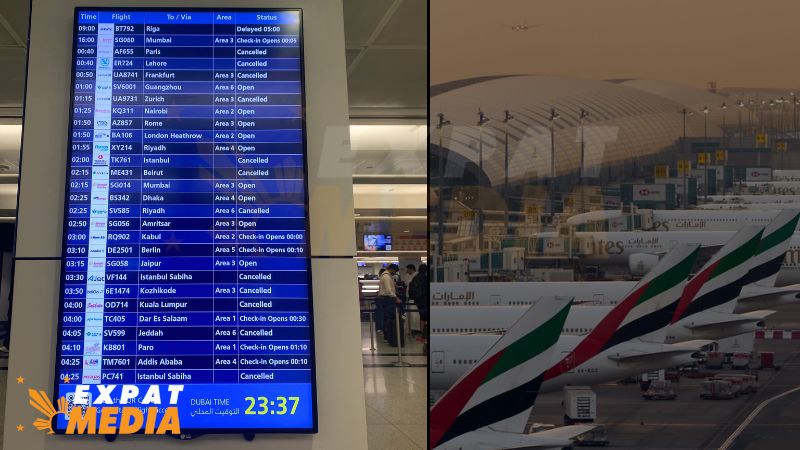Flights to and from Dubai disrupted after Iran airstrikes prompt Gulf airspace closures