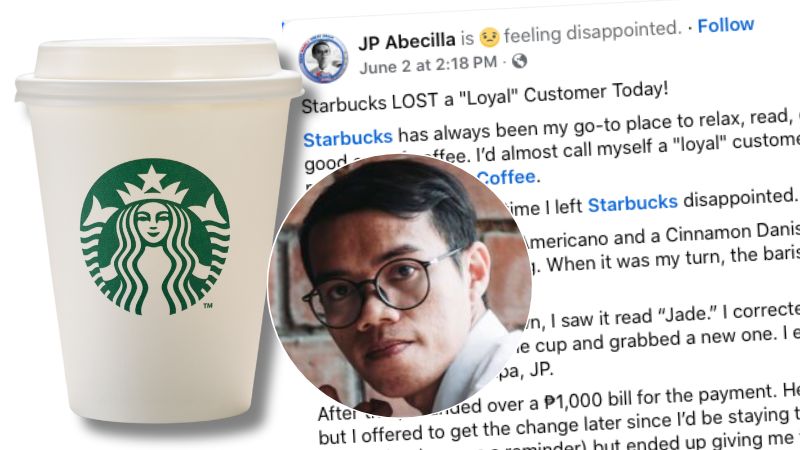 Starbucks name mix-up divides the internet: Was JP Abecilla being ‘entitled’ or just asking to be seen?