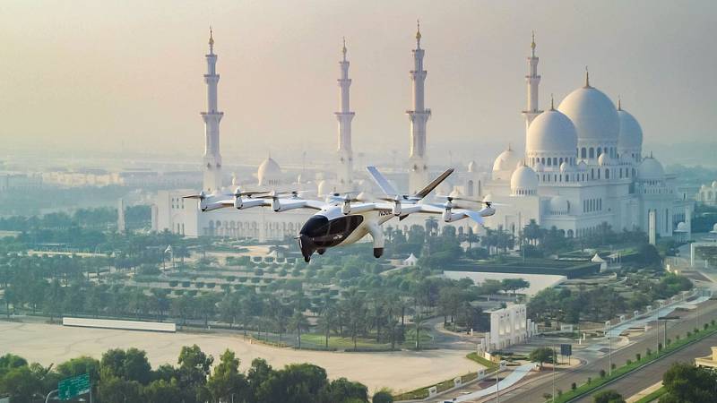 Abu Dhabi conducts test flight of air taxis as futuristic transport plans take off