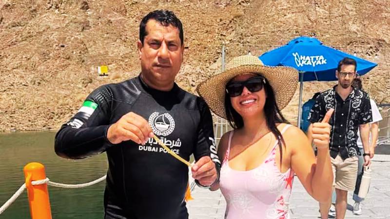 Dubai Police divers recover Filipina’s lost gold chain from Hatta Dam