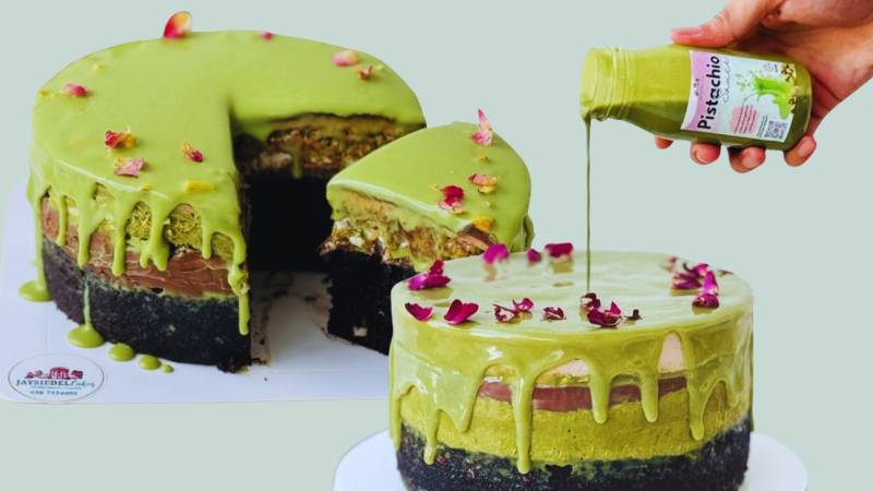 Meet Dubai’s sexiest chocolate pistachio kunafa cake from Jaysiedel