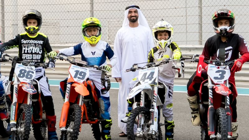 UAE’s youngest motocross riders take the spotlight at Yas Marina