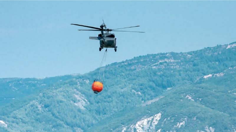 UAE rescue team battles raging wildfires in Albania with aerial operations