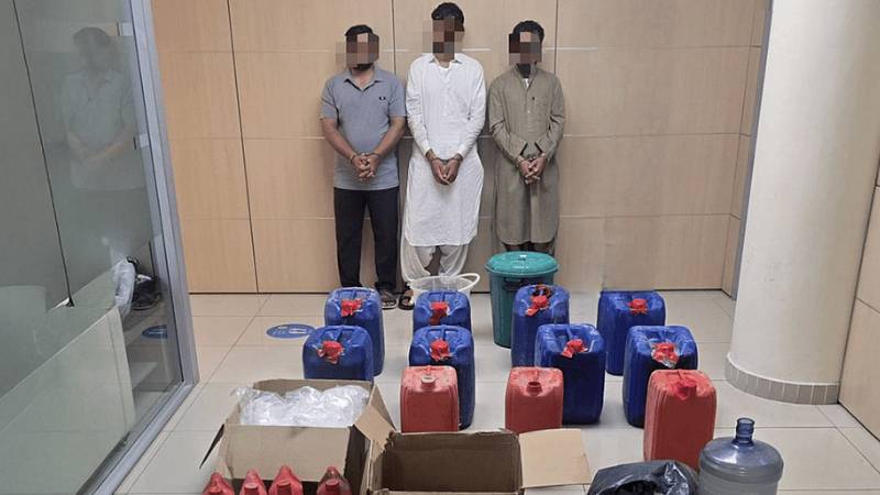 Abu Dhabi police arrest Asian gang hiding 377kg of crystal meth in oil cans