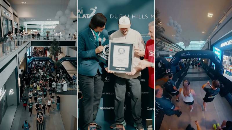 Dubai Mallathon sets Guinness World Record for most runners at mall event