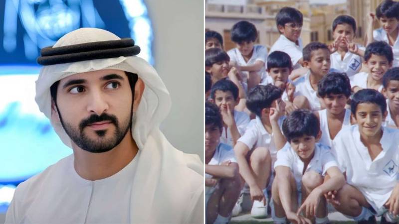 Sheikh Hamdan shares childhood photos on first day of school