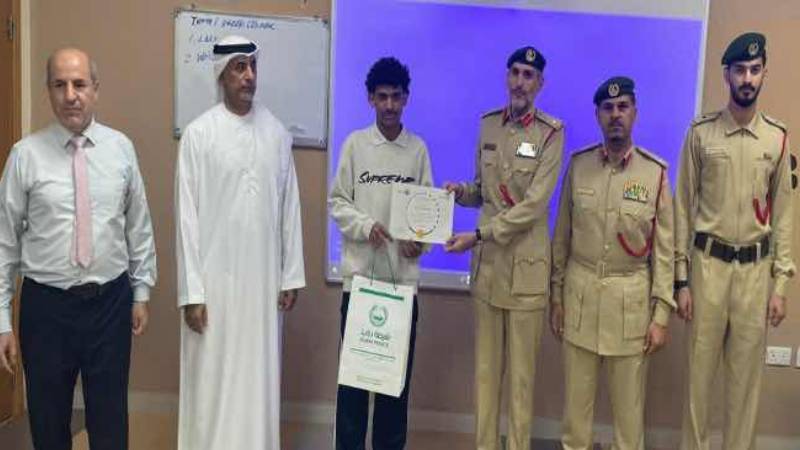 Dubai student honoured for returning wallet with cash, Dh200,000 cheque