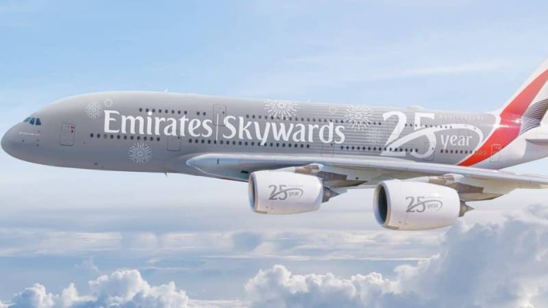Emirates celebrates 25 years of Skywards with silver livery, 25 million miles giveaway