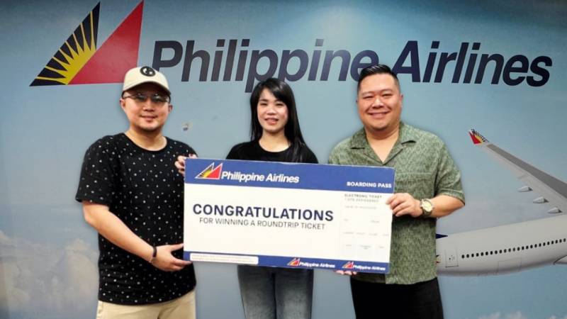 Filipina in Ras Al Khaimah wins free Philippine Airlines ticket in Geof Travel's Dubai raffle