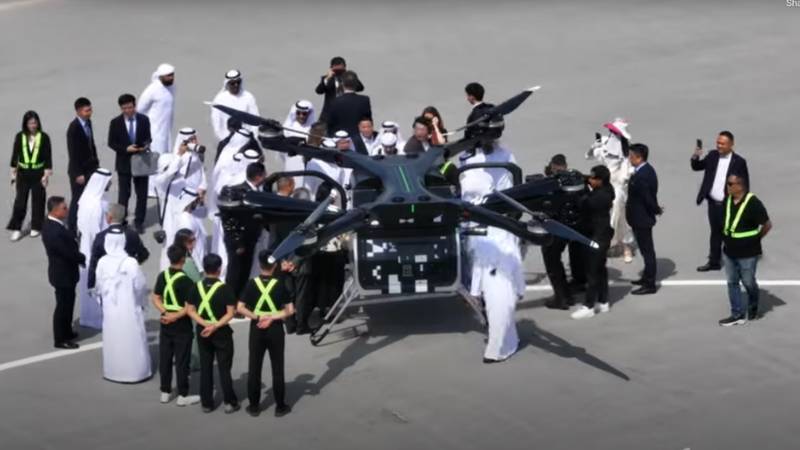 Sheikh Saud witnesses Ras Al Khaimah’s first trial of electric flying vehicle