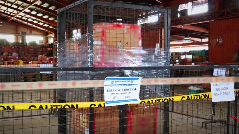 P476M shabu hidden in balikbayan boxes seized in Manila warehouse