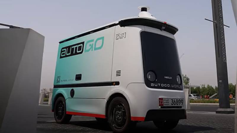 Abu Dhabi issues first licence plate for driverless delivery vehicle