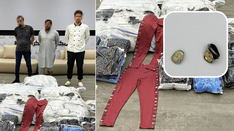 Dubai Police bust gang smuggling 89,760 Captagon pills hidden in buttons
