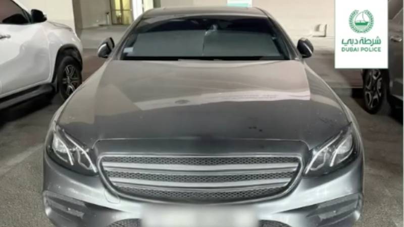 Dubai Police seize car after reckless driver nearly causes head-on collision