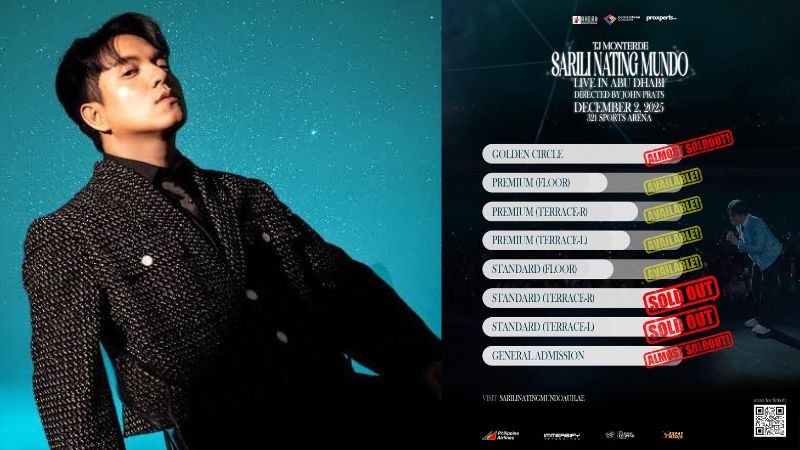 TJ Monterde’s Abu Dhabi concert tickets selling fast ahead of UAE National Day finale