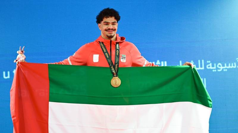 UAE swimmer Hussain Shawqi sets new Asian Youth Games record with gold in 50m butterfly