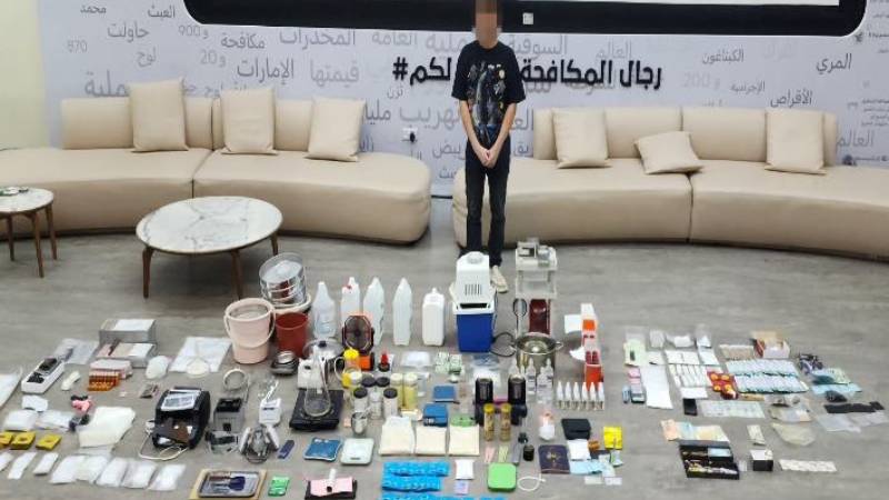 Dubai Police arrest drug gang using villa as base, 40kg of drugs seized