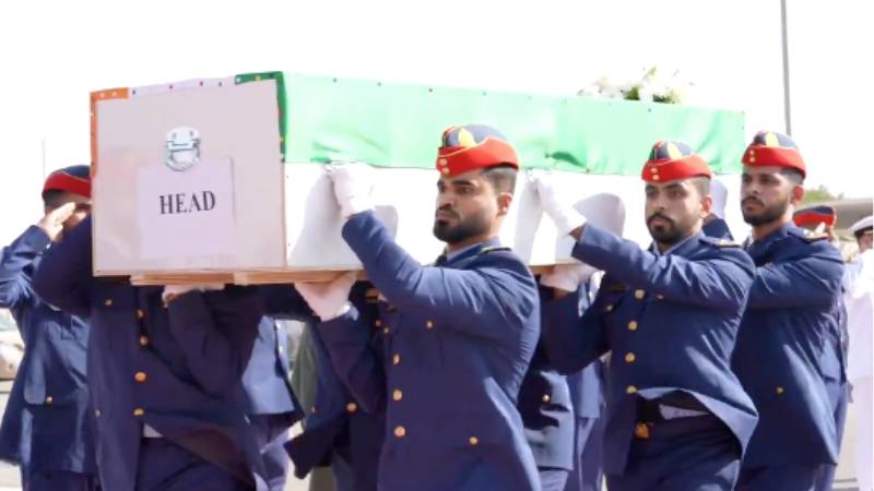 Indian pilot killed in Dubai Airshow crash honored, remains repatriated to India