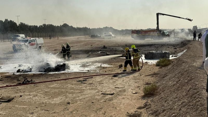 Indian pilot dies after jet crashes during Dubai Airshow display