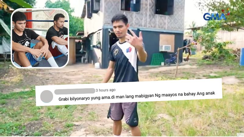 Viral video puts spotlight on Eman Bacosa, but netizens question why Manny Pacquiao’s son appears living tough conditions