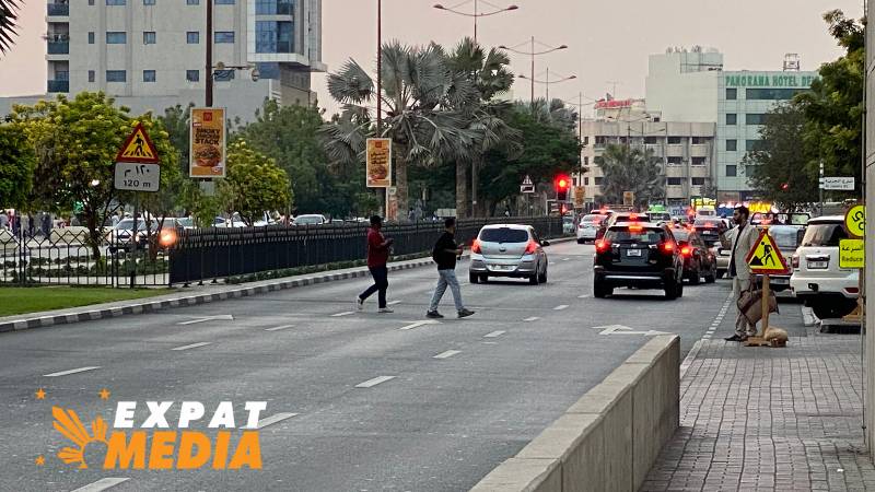 Dubai Police warns against jaywalking after pedestrian hit by vehicle