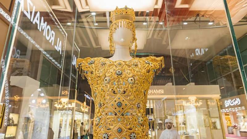 Dubai gold dress worth Dh4.6 million holds Guinness World Record