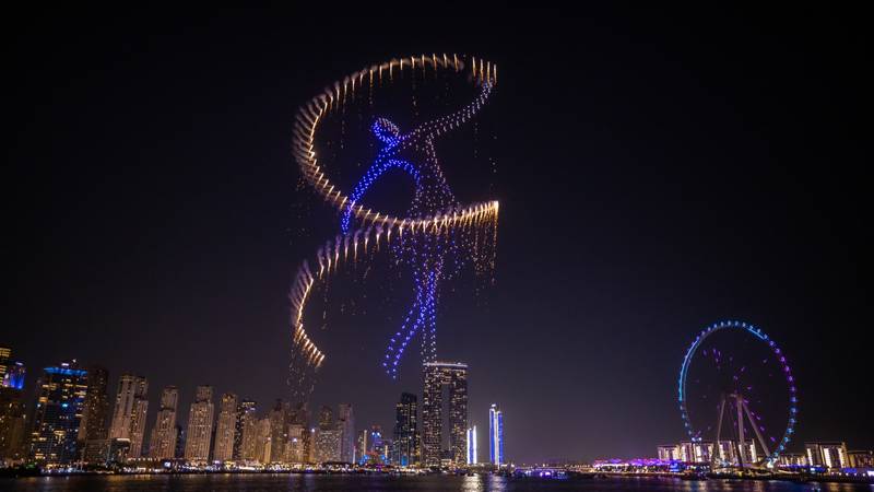 Last chance to watch Dubai’s biggest drone and pyro show