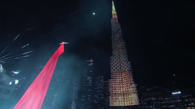 Dubai Fountain debuts live show before Burj Khalifa fireworks