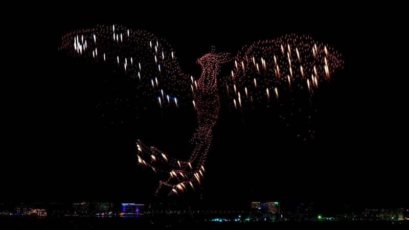 RAK breaks world record with phoenix drone show