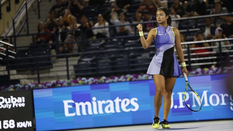 Alex Eala lights up Dubai as she advances in thrilling debut win