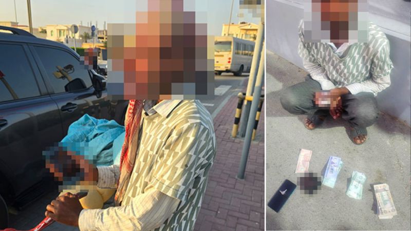 Beggar caught with Dh20,000 in Dubai