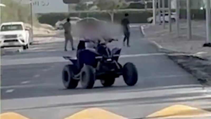 Dubai Police issue Dh50,000 fine over children's quad bike stunt
