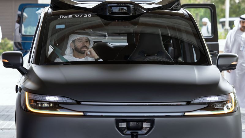 Sheikh Hamdan launches driverless taxi service in Dubai