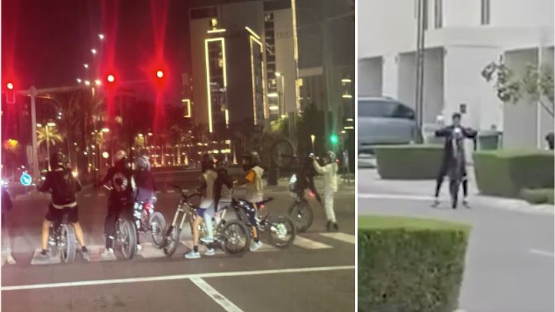 Dubai Police warn parents as teens caught riding motorbikes