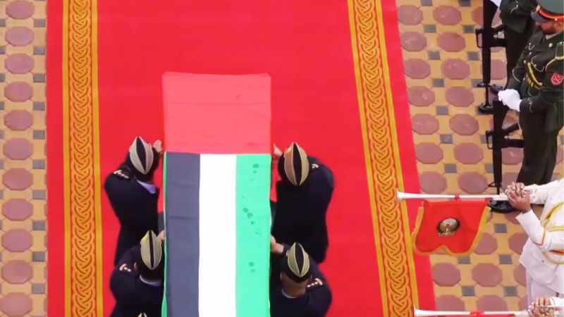 UAE holds funeral for 2 pilots killed in helicopter crash