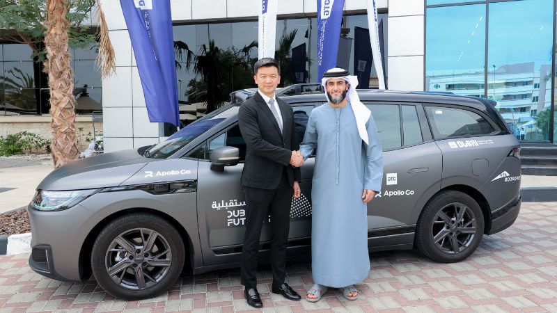 Dubai launches driverless taxis with Baidu’s Apollo Go