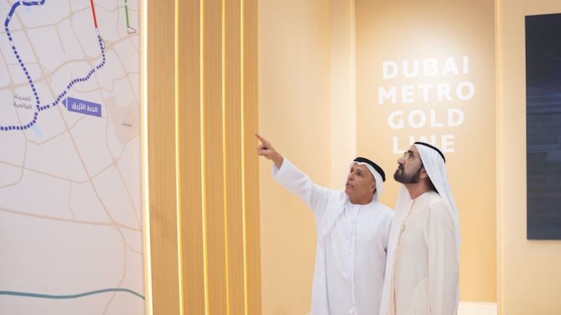 Sheikh Mohammed unveils Dubai Metro Gold Line worth Dh34 billion