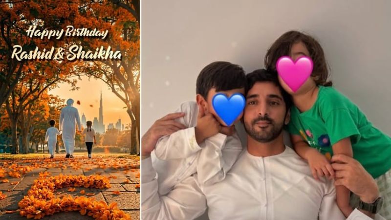 Sheikh Hamdan celebrates twins Shaikha and Rashid’s fifth birthday