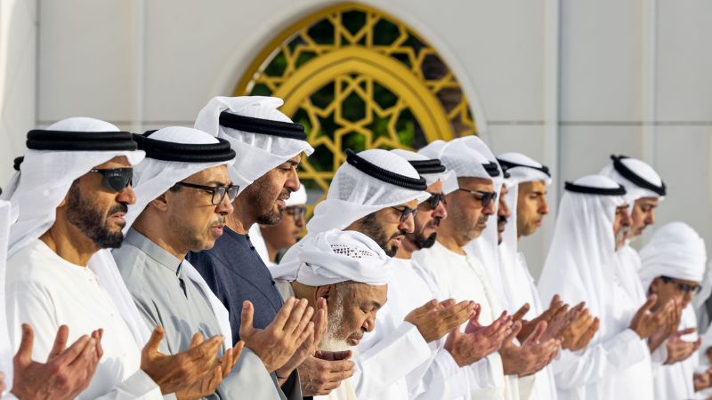UAE rulers join worshippers for Eid Al Adha prayers